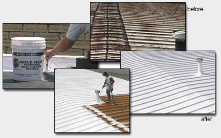 Spray On Metal Roof Repair